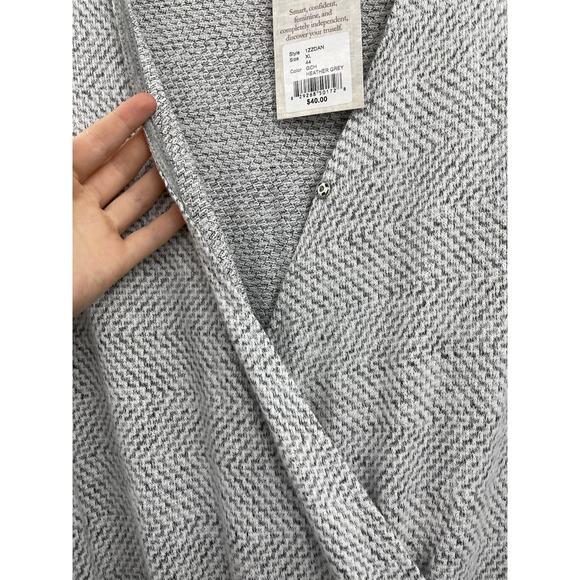 TruSelf Womens Soft Stretchy Vneck One Piece Jumpsuit Heather Gray XL NEW Pocket - Picture 9 of 14